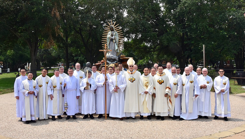 On Saturday, June 1, Paul Phong Hoang, SCJ, was ordained to the priesthood at Our Lady of Guadalupe parish in Houston, TX. Bishop Joseph Kopacz of Jackson, MS, was the ordaining bishop. In attendance were SCJ priests and brothers from around the country as well as members of Fr. Paul's family, and parishioners and coworkers from Wisconsin, Mississippi and Texas.
