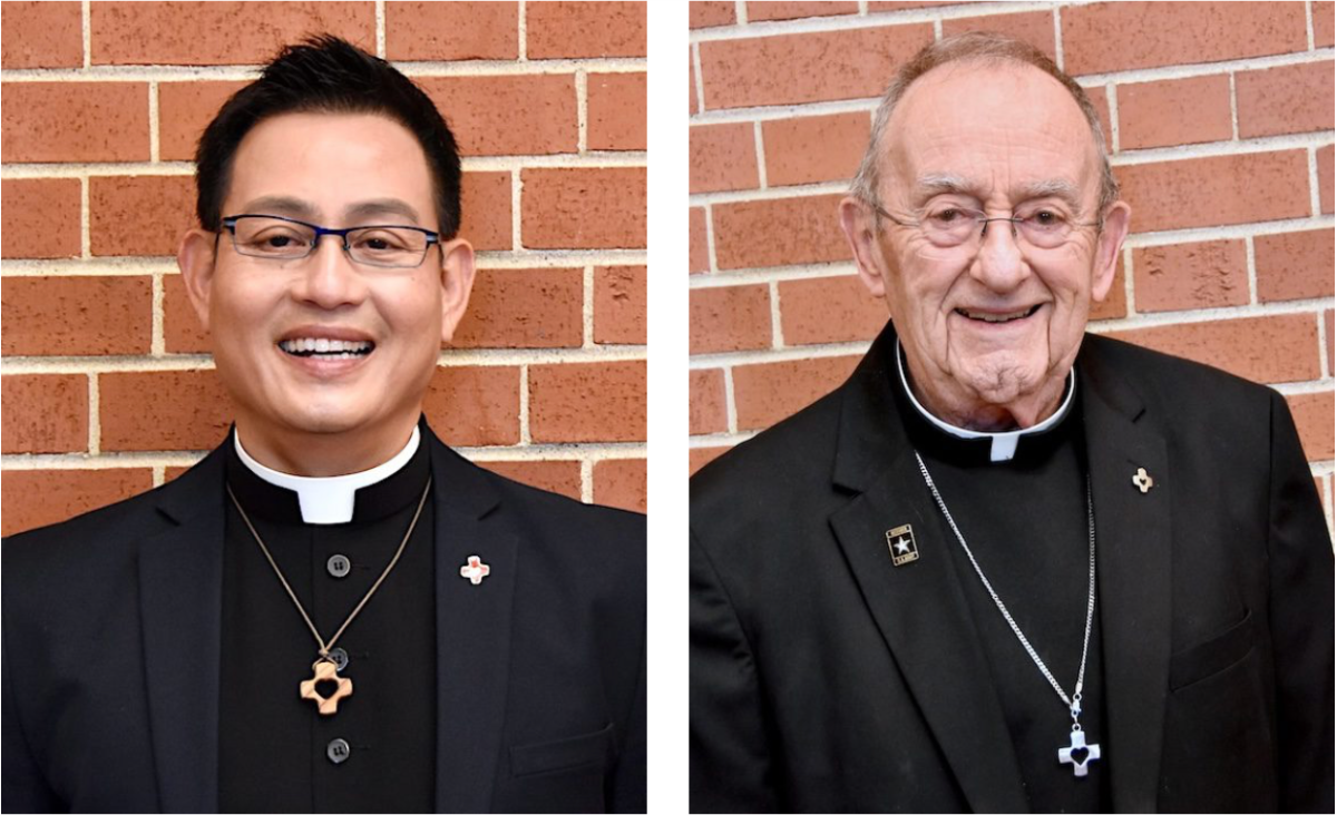 2024-25 Formation Team Frs. Joseph Thien Dinh and Frank Wittouck, SCJ, Guiding Future Dehonian Priests