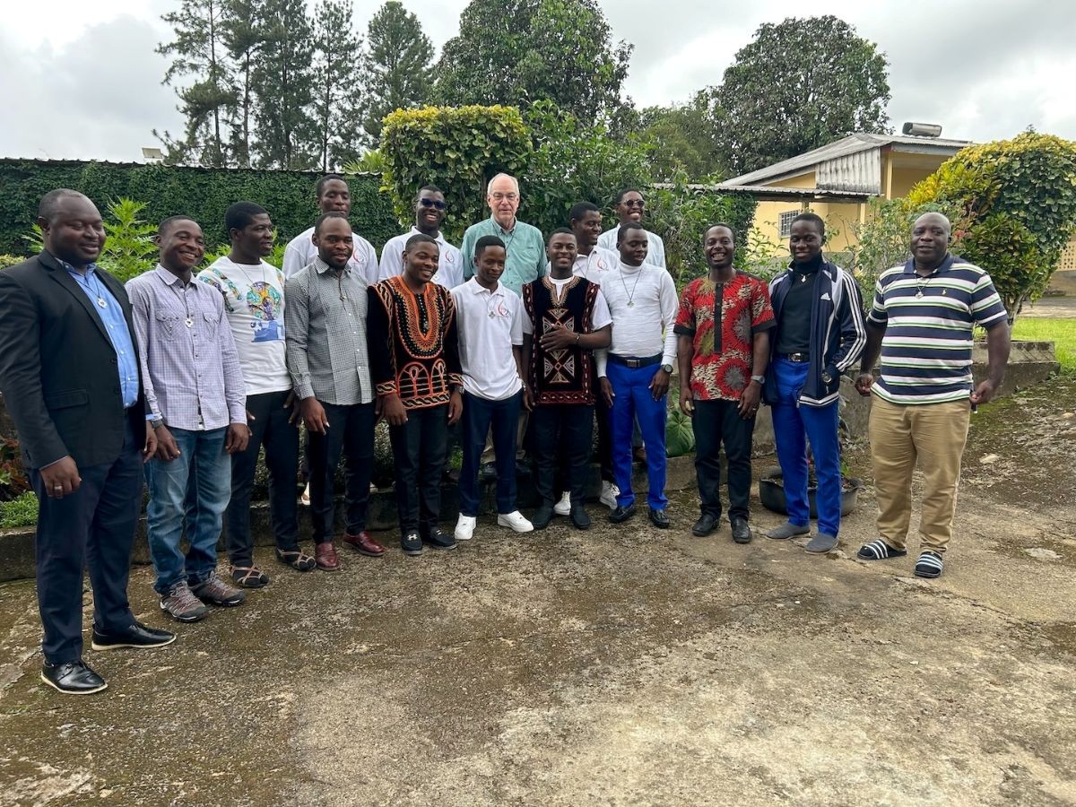 Fr. Charles Brown, SCJ, Leads Formation Sessions with Novitiate Community in Cameroon