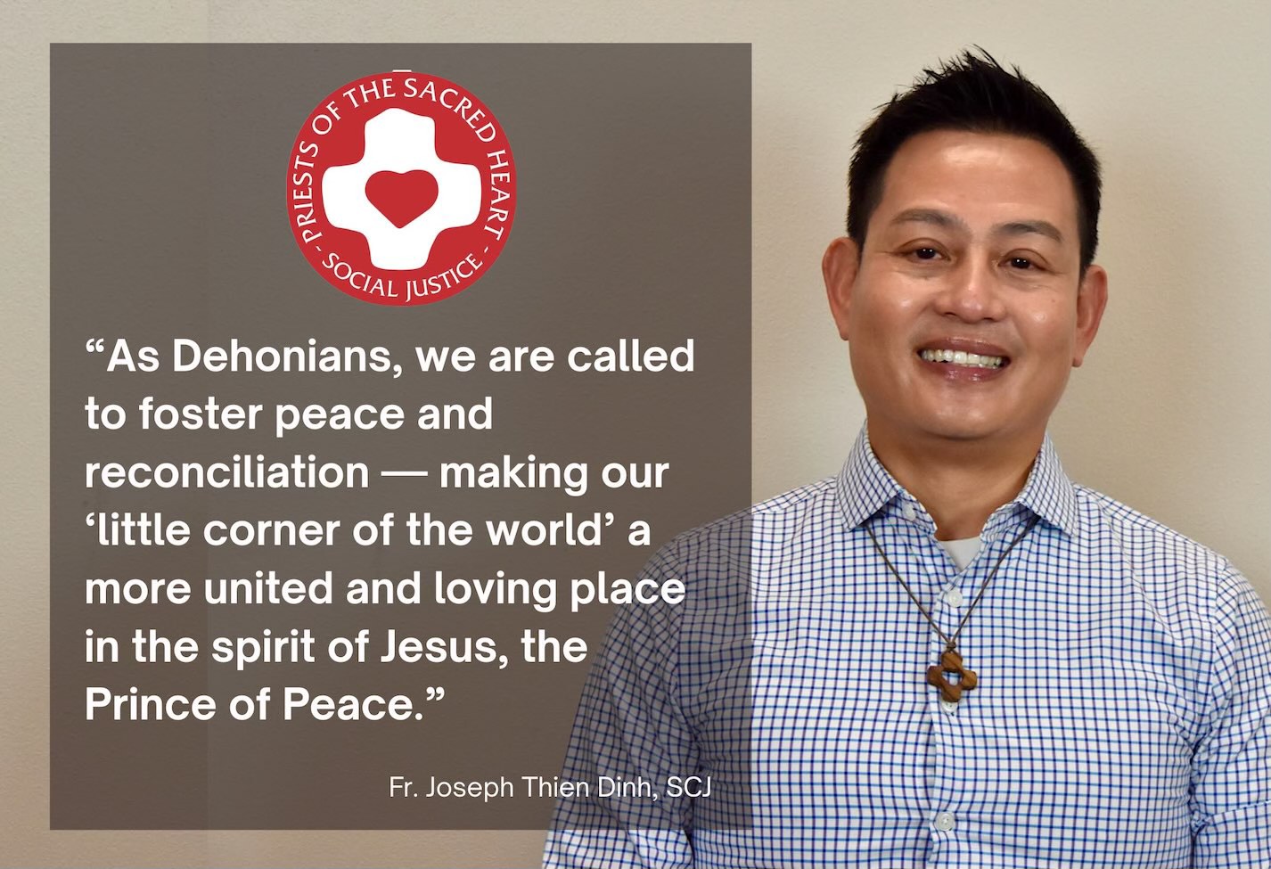 New SCJ Assignments Begin July 1, Including Fr. Joseph Dinh as Director of Justice, Peace and Reconciliation