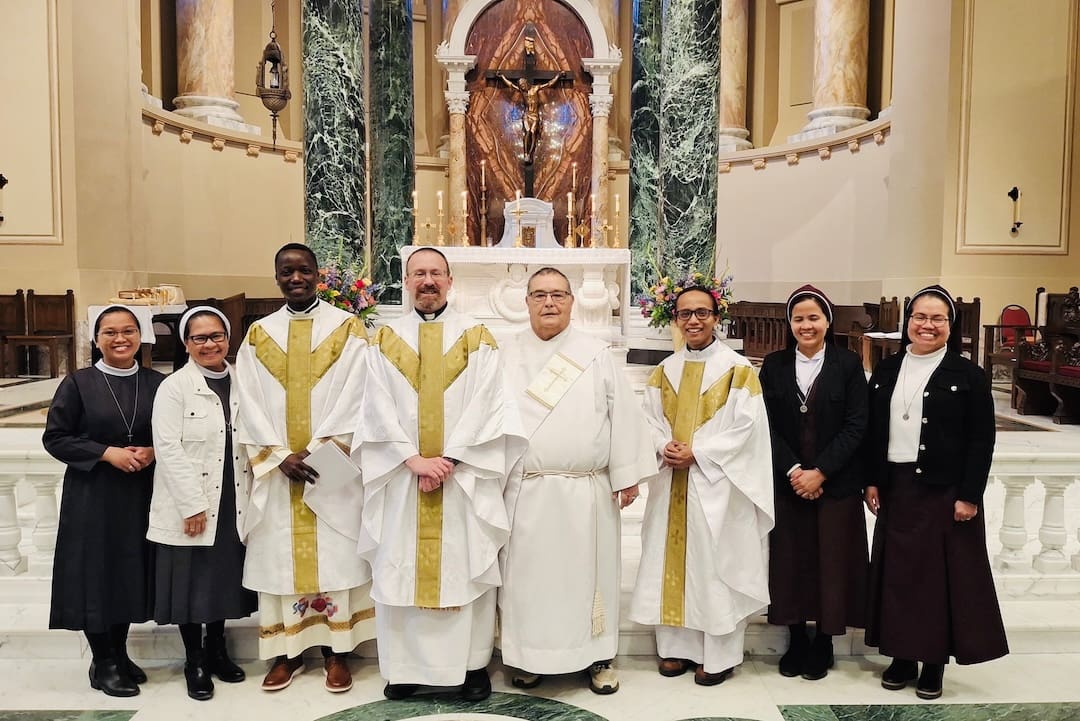 SCJ Pastoral Team Celebrating Palm Sunday and the 1923 Beginnings of the Priests of the Sacred Heart in the United States