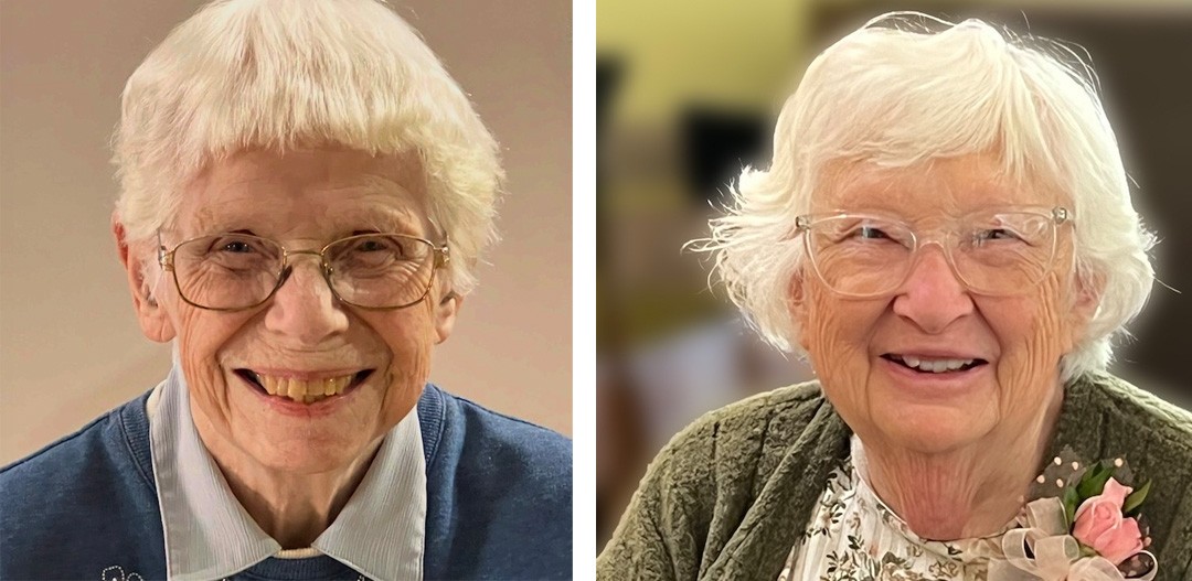 Sisters Ramona Schmidtknecht, SSSF (right) and Julene Strombert, SSSF