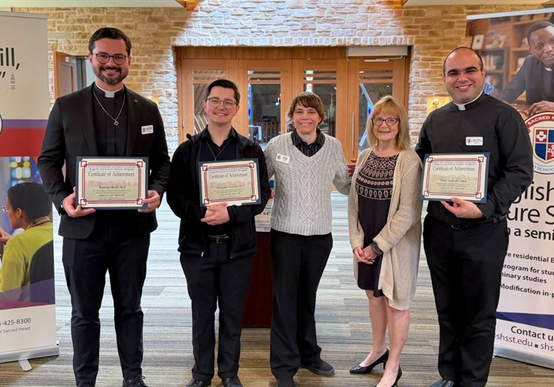ECS Students Celebrate Semester Completion at Sacred Heart Seminary and School of Theology smaller