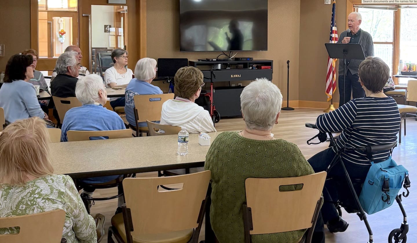 Fr. Jim Schroeder Shares Life and Ministry Journey at Coffee and Conversations Event