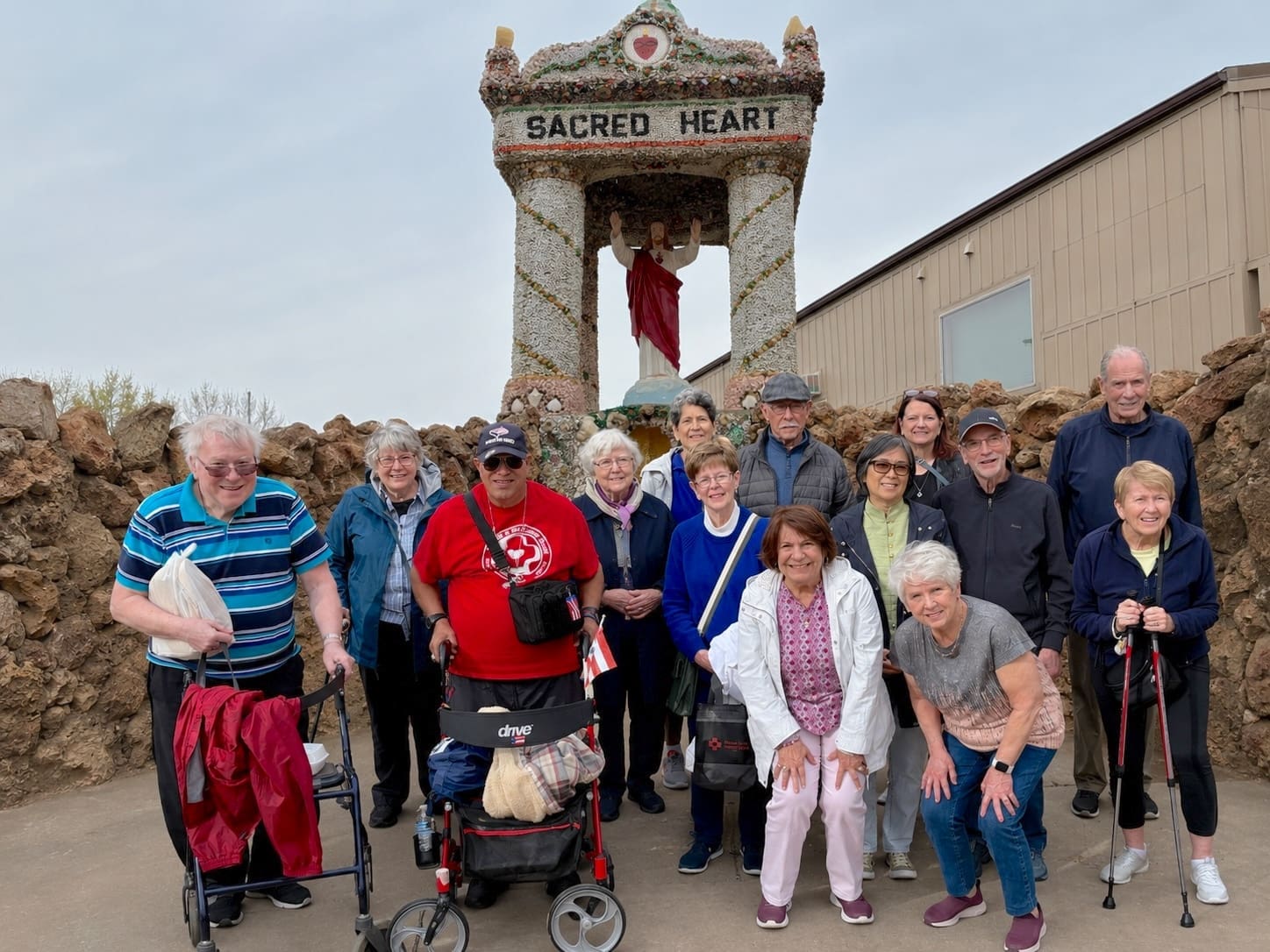 Sacred Heart Residents Visit Dickeyville Grotto and Shrine for Prayer and Reflection